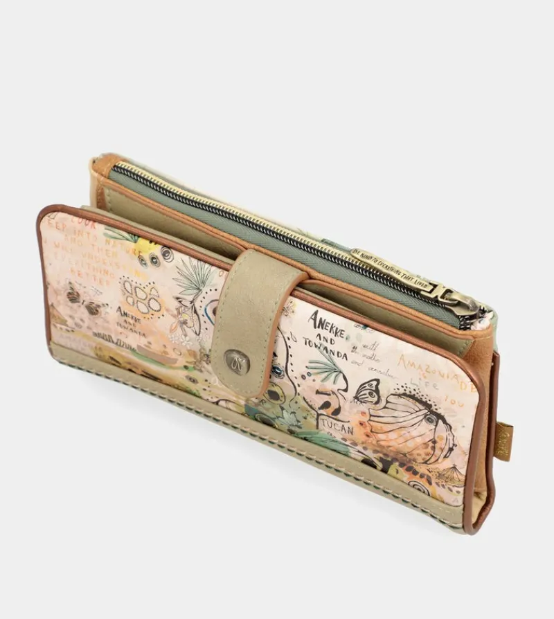 Anekke Amazonia Large Flexible Rfid Wallet Flash Sale