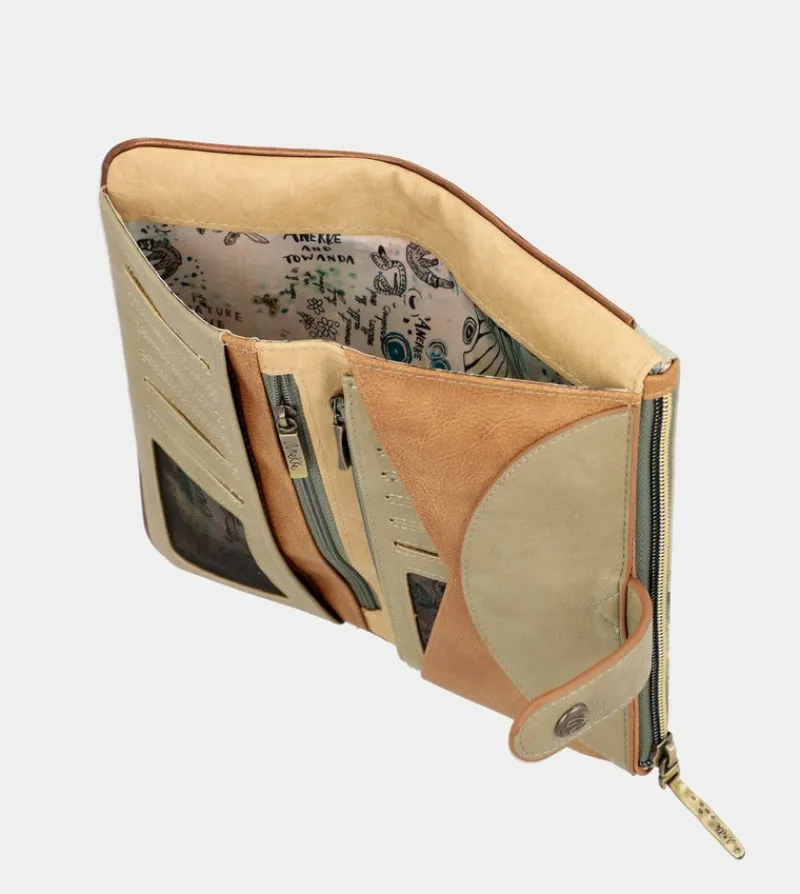 Anekke Amazonia Large Flexible Rfid Wallet Flash Sale