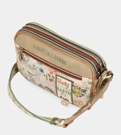 Anekke Amazonia Rectangular Crossbody Bag With 3 Compartments Shop