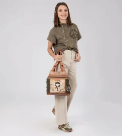 Anekke Peace & Love Camel Anti-Theft Backpack Store