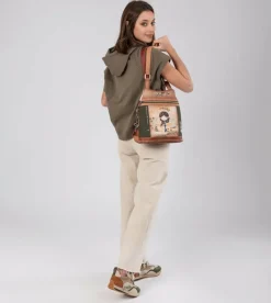 Anekke Peace & Love Camel Anti-Theft Backpack Store