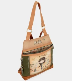 Anekke Peace & Love Camel Anti-Theft Backpack Store