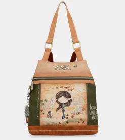Anekke Peace & Love Camel Anti-Theft Backpack Store