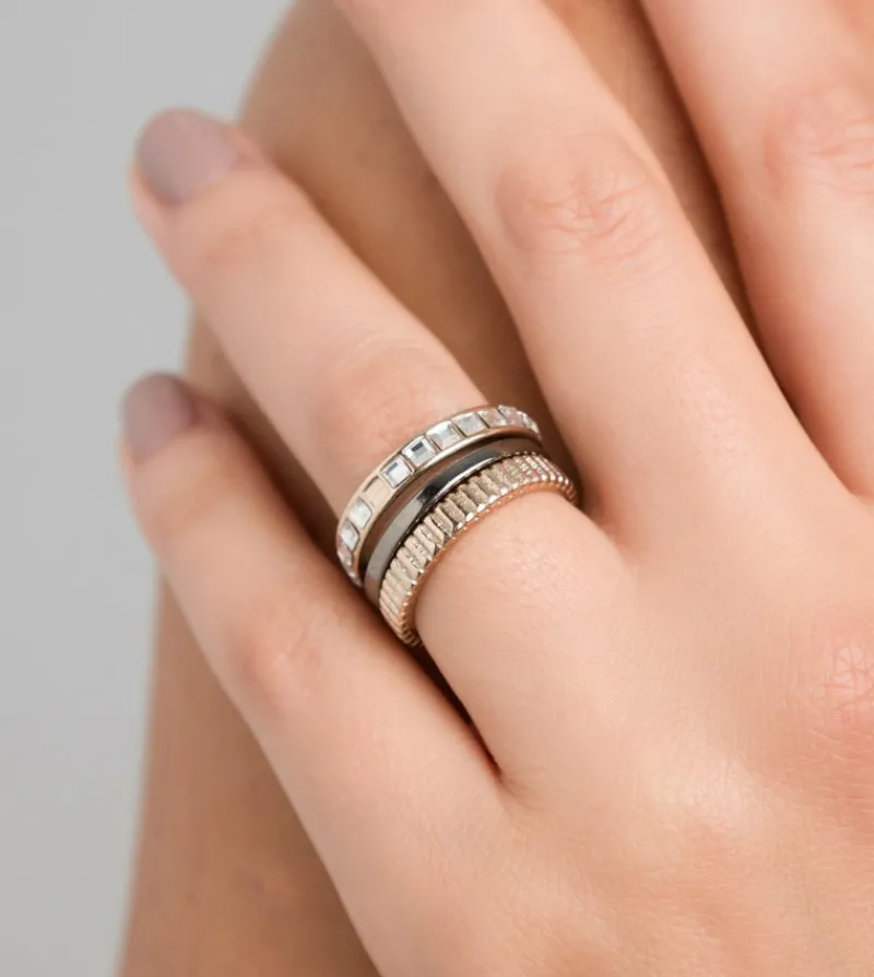 Anekke Authenticity Golden Rings Set Best