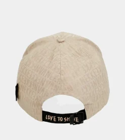 Anekke Beige Contemporary Logo Cap New