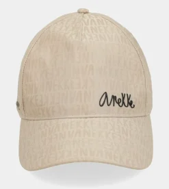 Anekke Beige Contemporary Logo Cap New