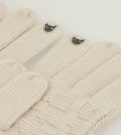 Anekke Beige Knit Gloves Sale