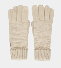 Anekke Beige Knit Gloves Sale