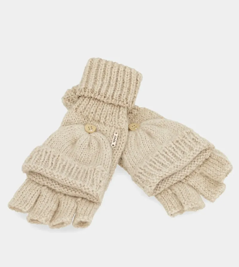 Anekke Beige Logo Mittens Outlet