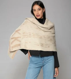 Anekke Beige Logomania Scarf. Outlet