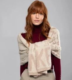 Anekke Beige Logomania Scarf. Outlet