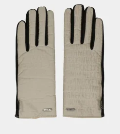 Anekke Black And Beige Contemporary Gloves Cheap