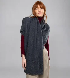 Anekke Black Logomania Scarf. Flash Sale
