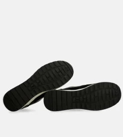 Anekke Black Padded Sports Sneakers With Wedge Fashion