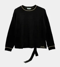 Anekke Black Shoen Crew Neck Sweater Sale