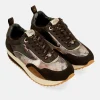 Anekke Brown Palette Patterned Sports Sneakers Flash Sale