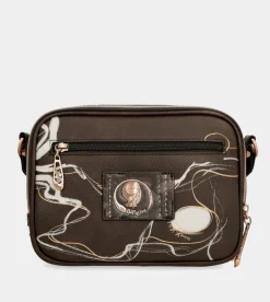 Anekke Brown Shoulder Bag 2 Compartments Nature Shodo New