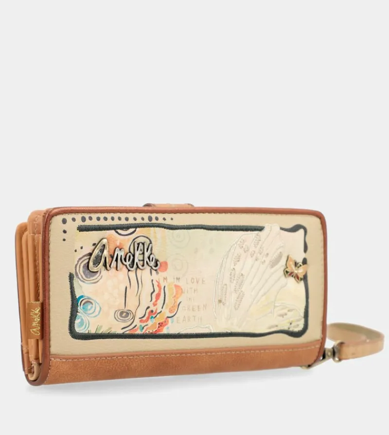 Anekke Butterfly Large Rfid Wallet Cheap