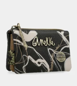 Anekke 3 Compartment Purse Black Nature Shodo Discount