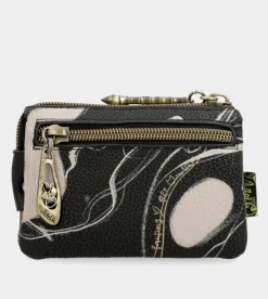 Anekke 3 Compartment Purse Black Nature Shodo Discount