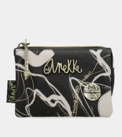 Anekke 3 Compartment Purse Black Nature Shodo Discount