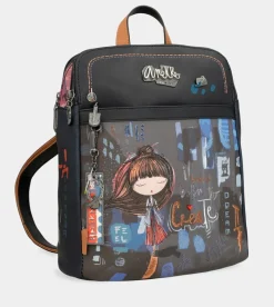 Anekke Contemporary 2 Compartment Backpack New
