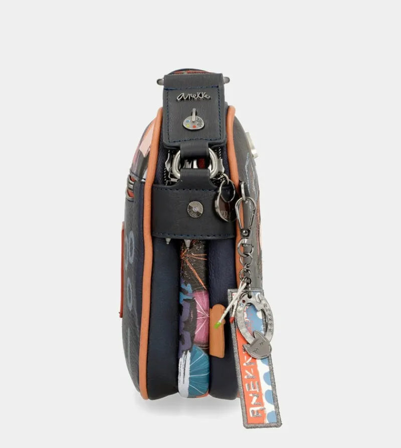 Anekke Contemporary 3 Compartment Messenger Bag Best