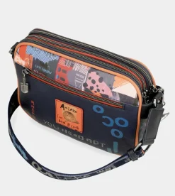 Anekke Contemporary 3 Compartment Messenger Bag Best