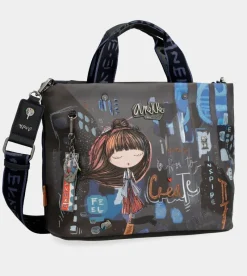 Anekke Contemporary 2 Handle Shoulder Bag Fashion