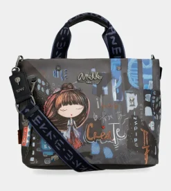 Anekke Contemporary 2 Handle Shoulder Bag Fashion