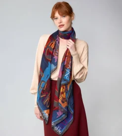 Anekke Contemporary Blue Scarf Flash Sale