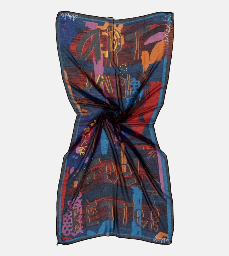 Anekke Contemporary Blue Scarf Flash Sale