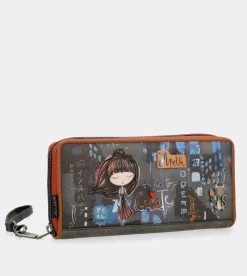 Anekke Contemporary Large Embossed Rfid Wallet Discount