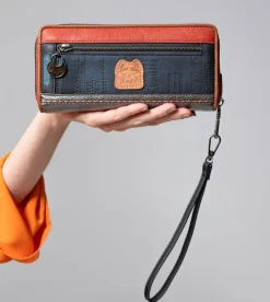 Anekke Contemporary Large Embossed Rfid Wallet Discount