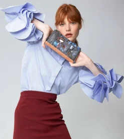 Anekke Contemporary Large Flexible Rfid Wallet Clearance
