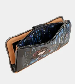 Anekke Contemporary Large Flexible Rfid Wallet Clearance