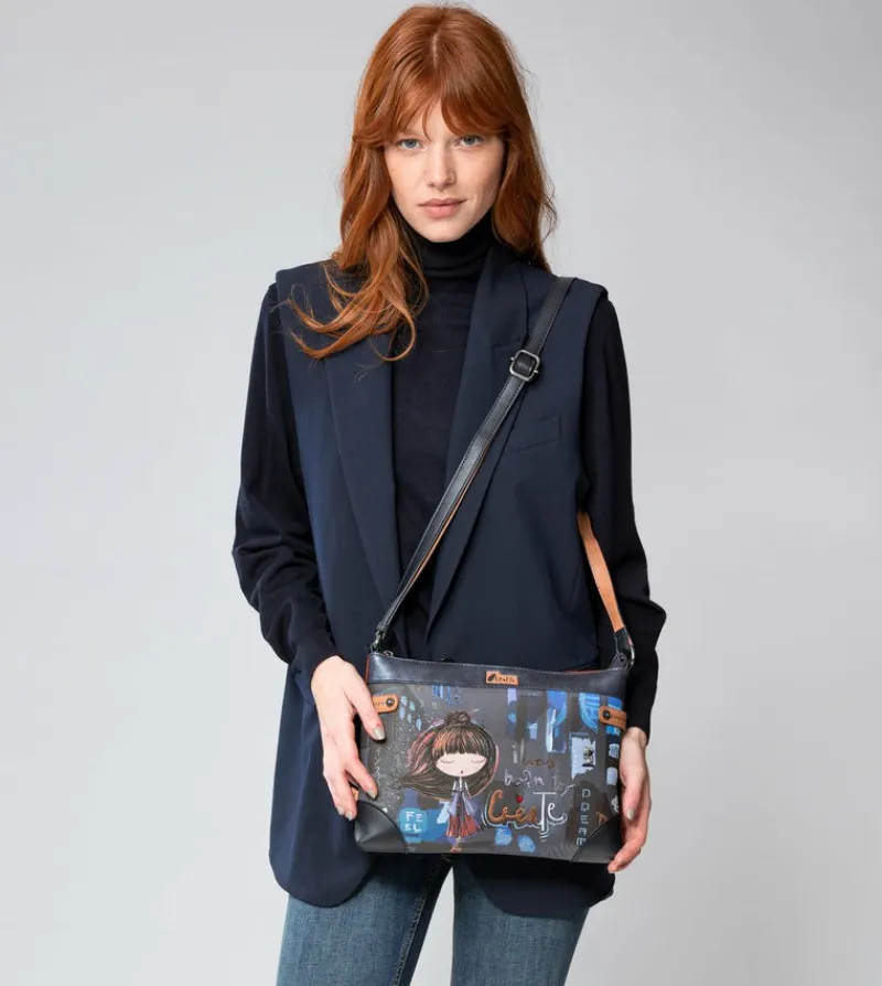 Anekke Contemporary Large Printed Shoulder Bag Best