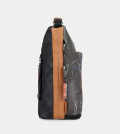 Anekke Contemporary Large Printed Messenger Bag Best Sale