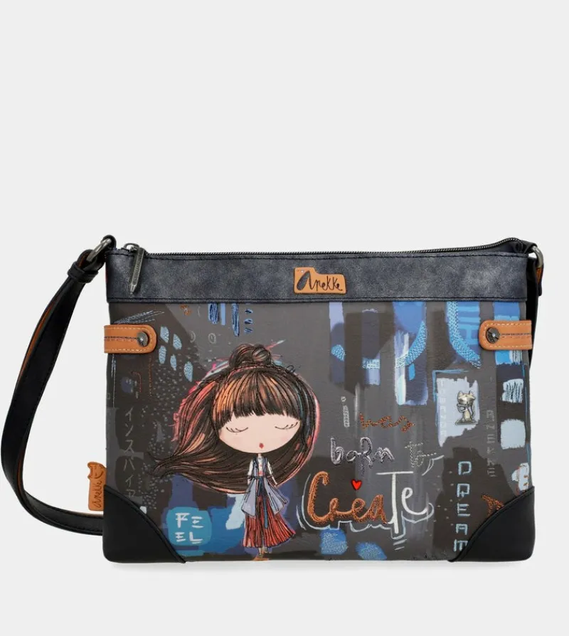 Anekke Contemporary Large Printed Shoulder Bag Best