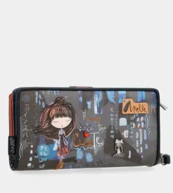 Anekke Contemporary Large Rfid Wallet Contemporary Clearance