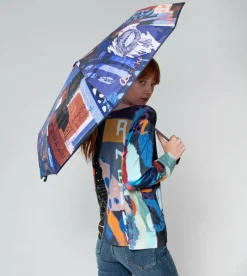Anekke Contemporary Manual Folding Umbrella Hot