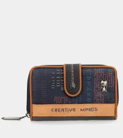 Anekke Contemporary Medium Embossed Rfid Wallet Flash Sale