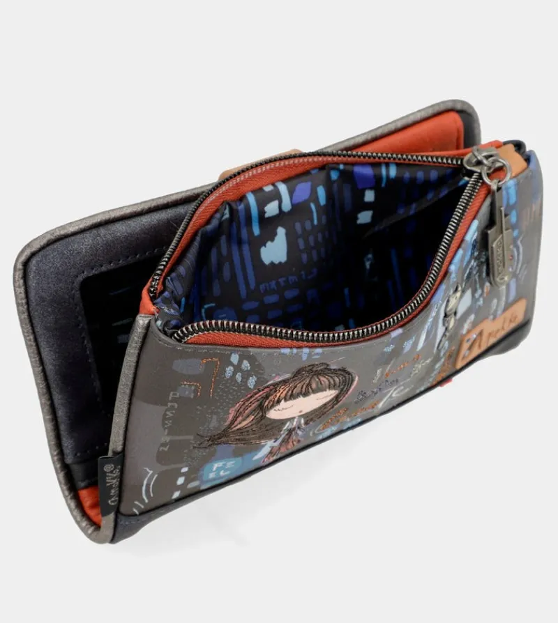 Anekke Contemporary Medium Flexible Rfid Wallet Hot