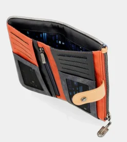 Anekke Contemporary Medium Flexible Rfid Wallet Hot