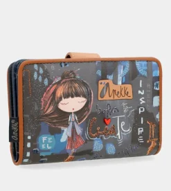 Anekke Contemporary Medium Rfid Wallet Contemporary Flash Sale