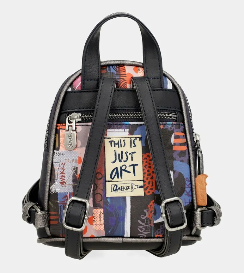 Anekke Contemporary Two Compartment Mini Backpack Contemporary Discount