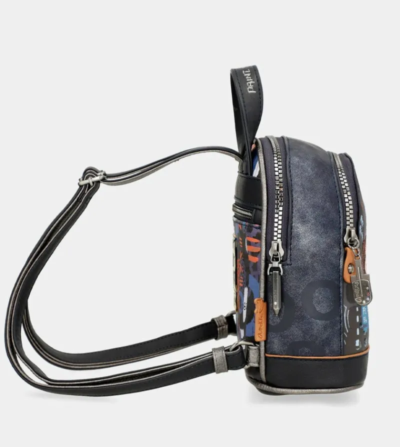 Anekke Contemporary Two Compartment Mini Backpack Contemporary Discount