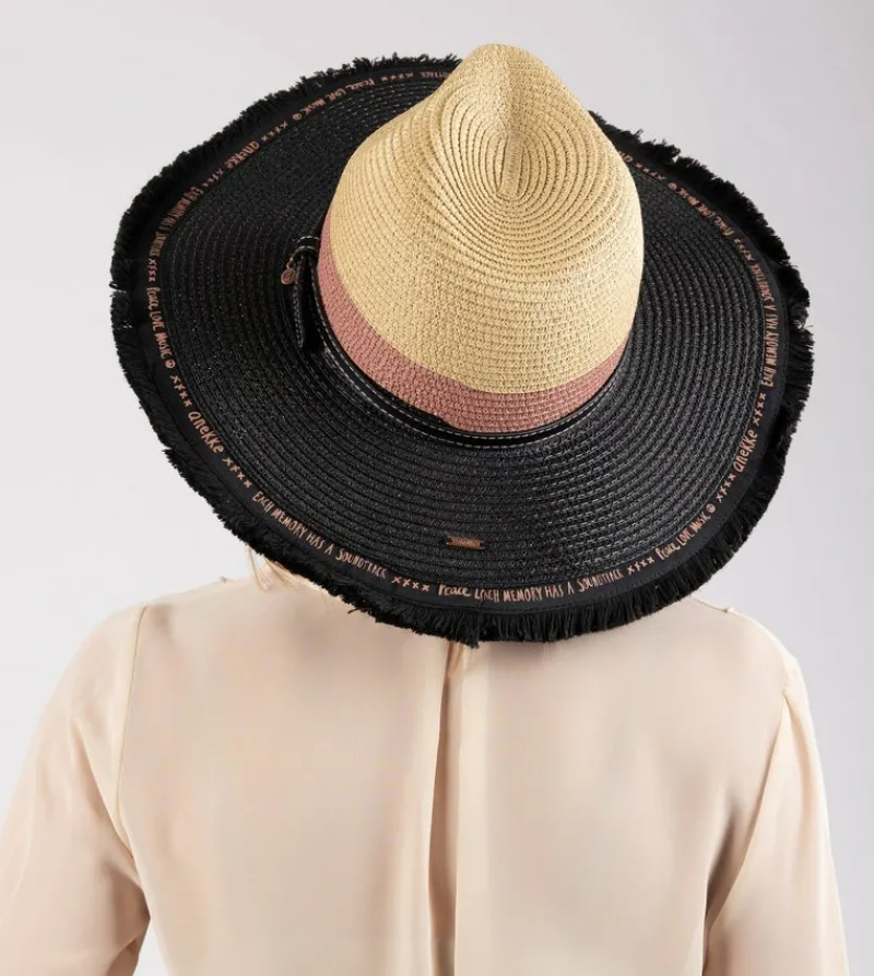 Anekke Contrast Raffia Hat Sale