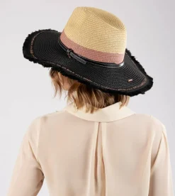 Anekke Contrast Raffia Hat Sale