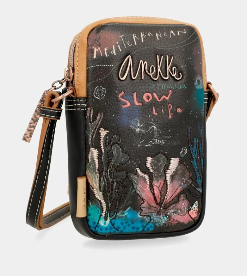Anekke Coral Black Mini Black Shoulder Bag New